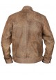 Men's Fashion Distressed Khaki Jacket